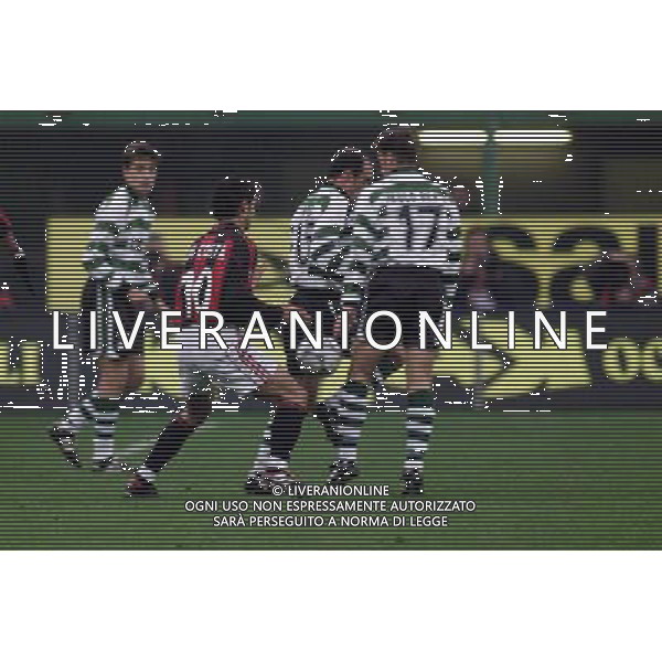 MILANO, 22-11-01 DFP/ MARCO LUSSOSO MILAN - SPORTING LISBONA (COPPA UEFA) NELLA FOTO: RUI COSTA AG ALDO LIVERANI S A S