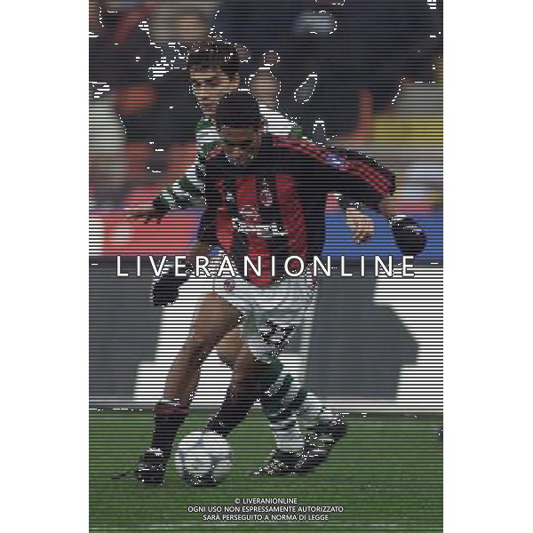 MILANO, 22-11-01 DFP/ MARCO LUSSOSO MILAN - SPORTING LISBONA (COPPA UEFA) NELLA FOTO: SERGINHO AG ALDO LIVERANI S A S