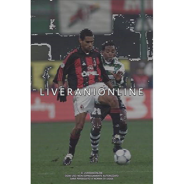 MILANO, 22-11-01 DFP/ MARCO LUSSOSO MILAN - SPORTING LISBONA (COPPA UEFA) NELLA FOTO: SERGINHO AG ALDO LIVERANI S A S