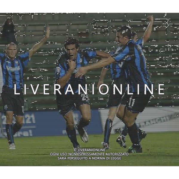 ATALANTA-REGGINA COPPA ITALIA TIM CUP 16/09/04 NELLA FOTO ESULTANZA DI SALA FOTO EMILIO ANDREOLI/AGENZIA ALDO LIVERANI