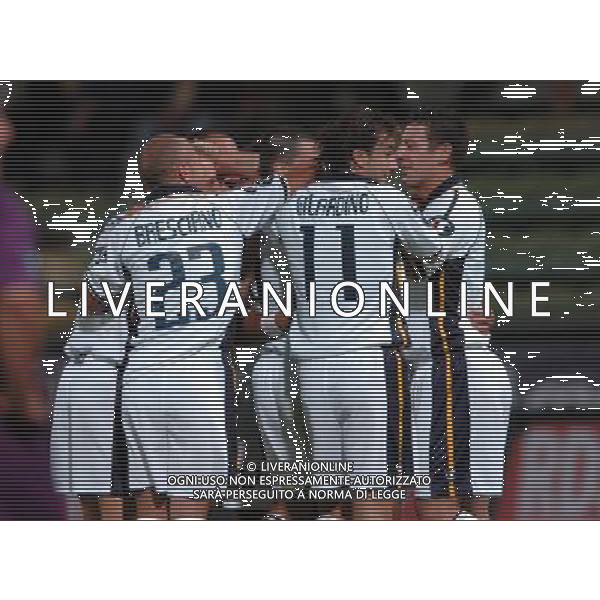 Parma 16-09-2004 Coppa UEFA 2004/05 Parma-Maribor 3:2 nella foto esultanza parma ph marco Luzzani/ag aldo liverani s.a.s.