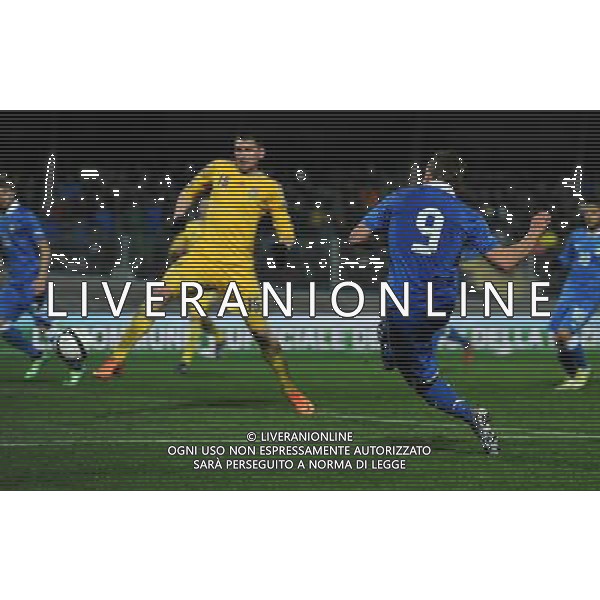 Gara Amichevole Bassano del Grappa - 25.03.2013 Italia-Ucraina U21 Nella Foto:iimmobile ciro gol /Ph.Vitez-Ag. Aldo Liverani