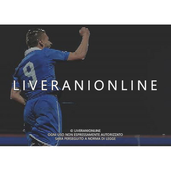 Gara Amichevole Bassano del Grappa - 25.03.2013 Italia-Ucraina U21 Nella Foto:immobile ciro esulta /Ph.Vitez-Ag. Aldo Liverani