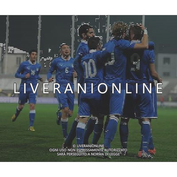 Gara Amichevole Bassano del Grappa - 25.03.2013 Italia-Ucraina U21 Nella Foto:immobile esulta /Ph.Vitez-Ag. Aldo Liverani