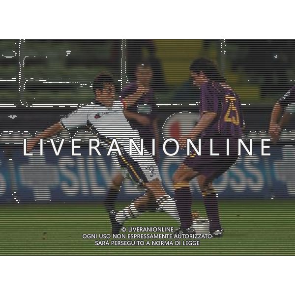 Parma 16-09-2004 Coppa UEFA 2004/05 Parma-Maribor 3:2 nella foto marchionni e brezic ph marco Luzzani/ag aldo liverani s.a.s.