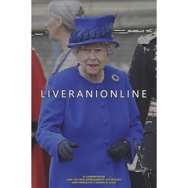 Her Majesty The Queen, accompanied by His Royal Highness The Duke of Edinburgh will attend the Royal Maundy Service at Christ Church Cathedral then onto to a reception at the Deanery and then lunch as guests of Oriel College - ©photoshot/AGENZIA ALDO LIVERANI SAS - ITALY ONLY - REALI INGLESI: La Regina ELISABETTA II, con il marito Filippo Duca di Edimburgo al Royal Service Santo alla Christ Church Cathedral poi su di un ricevimento presso il Decanato e poi pranzo come ospiti di Oriel College