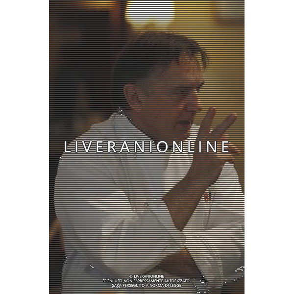 Photo call for Mayor of London, Boris Johnson, with Chef Raymond Blanc with his new apprentices hired as part of the Mayor\'s drive to boost apprenticeships in the capital. Brasserie Blanc, 60 Threadneedle Street, London, Britain 06 March 2013. /AGENZIA ALDO LIVERANI SAS/ITALY ONLY - EDITORIAL USE ONLY