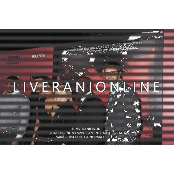 HOLLYWOOD, CA - MARCH 05: David Otunga, Michael Eklund, Halle Berry, Abigail Breslin, Morris Chestnut and Brad Anderson arrive at the \'The Call\' - Los Angeles Premiere at ArcLight Hollywood on March 5, 2013 in Hollywood, California. /AGENZIA ALDO LIVERANI SAS/ITALY ONLY - EDITORIAL USE ONLY