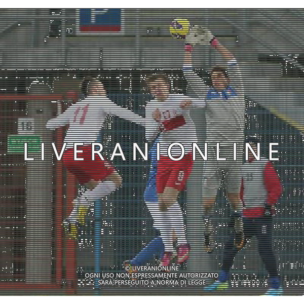 GLIWICE STADION MIEJSKI PRZY ULICY OKRZEI 27.03.2013 PILKA NOZNA 12 TURNIEJ CZTERECH NARODOW POLSKA U20 - WLOCHY U20 NZ PIOTR CEGLARZ POL PIOTR PARZYSZEK POL RICCARDO PISCITELLI ITA FOT MICHAL NOWAK / NEWSPIX.PL GLIWICE 27.03.2013 FOOTBALL 12TH FOUR NATIONS TOURNAMENT POLAND U20 - ITALY U20 PIOTR CEGLARZ POL PIOTR PARZYSZEK POL RICCARDO PISCITELLI ITA MICHAL NOWAK / NEWSPIX.PL --- Newspix.pl AG ALDO LIVERANI S A S ONLY ITALY *** Local Caption *** www.newspix.pl mail us: info@newspix.pl call us: 0048 022 23 22 222 --- Polish Picture Agency by Ringier Axel Springer Poland