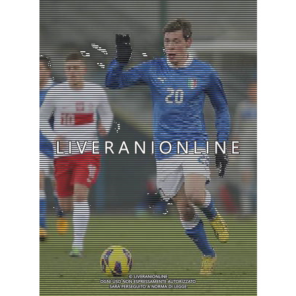 GLIWICE STADION MIEJSKI PRZY ULICY OKRZEI 27.03.2013 PILKA NOZNA 12 TURNIEJ CZTERECH NARODOW POLSKA U20 - WLOCHY U20 NZ ANDREA BELLOTTI ITA FOT MICHAL NOWAK / NEWSPIX.PL GLIWICE 27.03.2013 FOOTBALL 12TH FOUR NATIONS TOURNAMENT POLAND U20 - ITALY U20 ANDREA BELLOTTI ITA MICHAL NOWAK / NEWSPIX.PL --- Newspix.pl AG ALDO LIVERANI S A S ONLY ITALY *** Local Caption *** www.newspix.pl mail us: info@newspix.pl call us: 0048 022 23 22 222 --- Polish Picture Agency by Ringier Axel Springer Poland