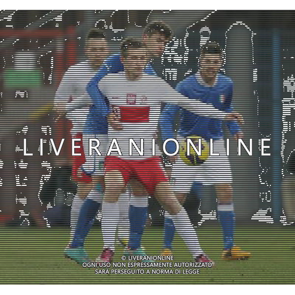 GLIWICE STADION MIEJSKI PRZY ULICY OKRZEI 27.03.2013 PILKA NOZNA 12 TURNIEJ CZTERECH NARODOW POLSKA U20 - WLOCHY U20 NZ PIOTR PARZYSZEK POL LUCA ANTEI ITA FOT MICHAL NOWAK / NEWSPIX.PL GLIWICE 27.03.2013 FOOTBALL 12TH FOUR NATIONS TOURNAMENT POLAND U20 - ITALY U20 PIOTR PARZYSZEK POL LUCA ANTEI ITA MICHAL NOWAK / NEWSPIX.PL --- Newspix.pl AG ALDO LIVERANI S A S ONLY ITALY *** Local Caption *** www.newspix.pl mail us: info@newspix.pl call us: 0048 022 23 22 222 --- Polish Picture Agency by Ringier Axel Springer Poland