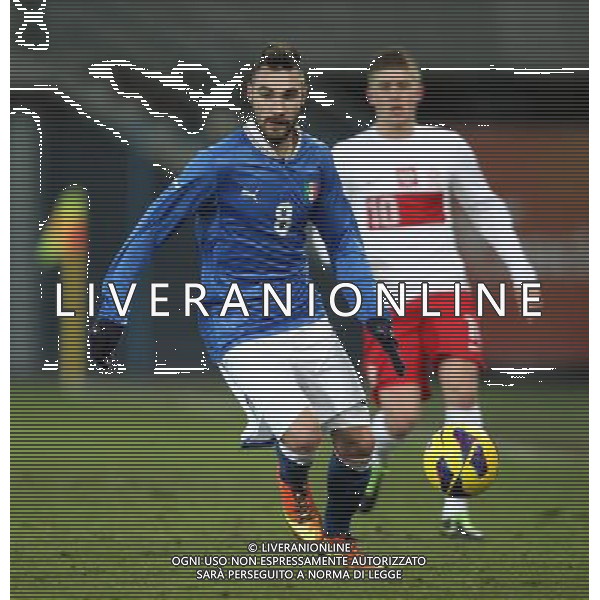 GLIWICE STADION MIEJSKI PRZY ULICY OKRZEI 27.03.2013 PILKA NOZNA 12 TURNIEJ CZTERECH NARODOW POLSKA U20 - WLOCHY U20 NZ MARCO EZIO FOSSATI ITA FOT MICHAL NOWAK / NEWSPIX.PL GLIWICE 27.03.2013 FOOTBALL 12TH FOUR NATIONS TOURNAMENT POLAND U20 - ITALY U20 MARCO EZIO FOSSATI ITA MICHAL NOWAK / NEWSPIX.PL --- Newspix.pl AG ALDO LIVERANI S A S ONLY ITALY *** Local Caption *** www.newspix.pl mail us: info@newspix.pl call us: 0048 022 23 22 222 --- Polish Picture Agency by Ringier Axel Springer Poland