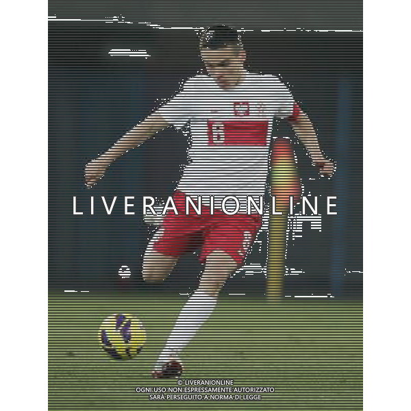 GLIWICE STADION MIEJSKI PRZY ULICY OKRZEI 27.03.2013 PILKA NOZNA 12 TURNIEJ CZTERECH NARODOW POLSKA U20 - WLOCHY U20 NZ SZYMON DREWNIAK POL FOT MICHAL NOWAK / NEWSPIX.PL GLIWICE 27.03.2013 FOOTBALL 12TH FOUR NATIONS TOURNAMENT POLAND U20 - ITALY U20 SZYMON DREWNIAK POL MICHAL NOWAK / NEWSPIX.PL --- Newspix.pl AG ALDO LIVERANI S A S ONLY ITALY *** Local Caption *** www.newspix.pl mail us: info@newspix.pl call us: 0048 022 23 22 222 --- Polish Picture Agency by Ringier Axel Springer Poland