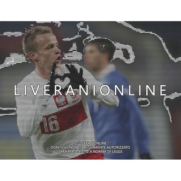 GLIWICE STADION MIEJSKI PRZY ULICY OKRZEI 27.03.2013 PILKA NOZNA 12 TURNIEJ CZTERECH NARODOW POLSKA U20 - WLOCHY U20 NZ RADOSLAW WISNIEWSKI POL BRAMKA GOL RADOSC FOT MICHAL NOWAK / NEWSPIX.PL GLIWICE 27.03.2013 FOOTBALL 12TH FOUR NATIONS TOURNAMENT POLAND U20 - ITALY U20 RADOSLAW WISNIEWSKI POL BRAMKA GOL RADOSC MICHAL NOWAK / NEWSPIX.PL --- Newspix.pl AG ALDO LIVERANI S A S ONLY ITALY *** Local Caption *** www.newspix.pl mail us: info@newspix.pl call us: 0048 022 23 22 222 --- Polish Picture Agency by Ringier Axel Springer Poland