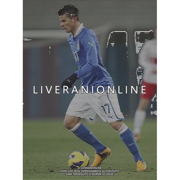 GLIWICE STADION MIEJSKI PRZY ULICY OKRZEI 27.03.2013 PILKA NOZNA 12 TURNIEJ CZTERECH NARODOW POLSKA U20 - WLOCHY U20 NZ LORENZO CRISETIG ITA FOT MICHAL NOWAK / NEWSPIX.PL GLIWICE 27.03.2013 FOOTBALL 12TH FOUR NATIONS TOURNAMENT POLAND U20 - ITALY U20 LORENZO CRISETIG ITA MICHAL NOWAK / NEWSPIX.PL --- Newspix.pl AG ALDO LIVERANI S A S ONLY ITALY *** Local Caption *** www.newspix.pl mail us: info@newspix.pl call us: 0048 022 23 22 222 --- Polish Picture Agency by Ringier Axel Springer Poland