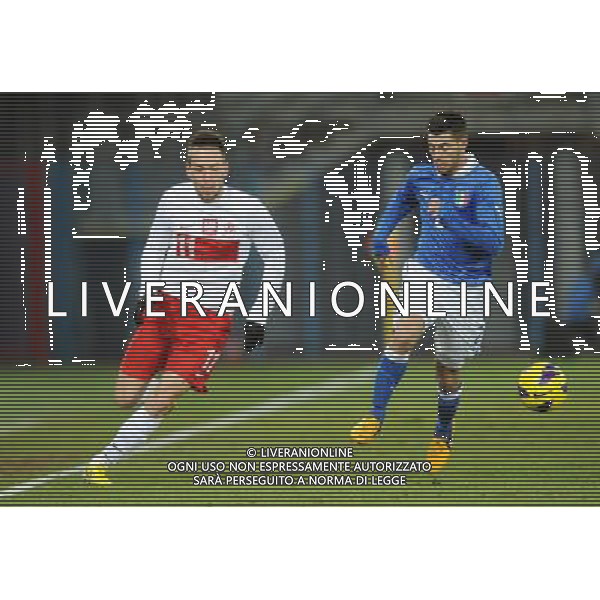 27.03.2013 GLIWICE PILKA NOZNA TURNIEJ CZTERECH NARODOW U20 POLSKA - U20 WLOCHY FOUR NATIONS TOURNAMENT 2012/2013 U20 POLAND - U20 ITALY N/Z PIOTR CEGLARZ GIAMMARIO PISCITELLA FOTO NORBERT BARCZYK / PRESSFOCUS NEWSPIXPL --- Newspix.pl AG ALDO LIVERANI S A S ONLY ITALY *** Local Caption *** www.newspix.pl mail us: info@newspix.pl call us: 0048 022 23 22 222 --- Polish Picture Agency by Ringier Axel Springer Poland