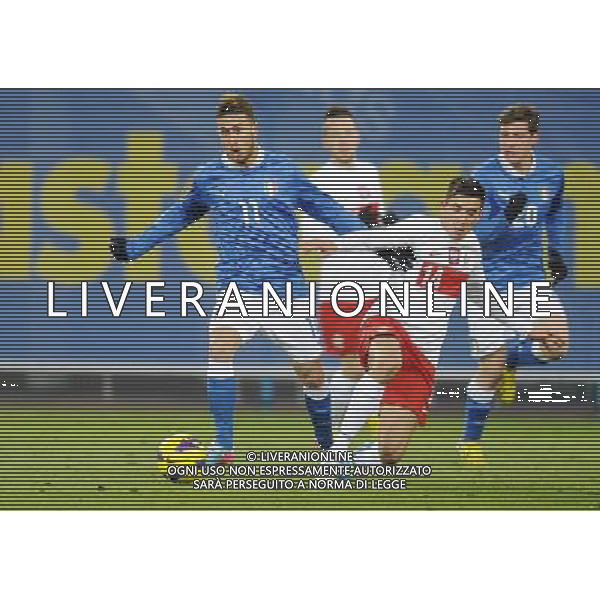 27.03.2013 GLIWICE PILKA NOZNA TURNIEJ CZTERECH NARODOW U20 POLSKA - U20 WLOCHY FOUR NATIONS TOURNAMENT 2012/2013 U20 POLAND - U20 ITALY N/Z GIAMMARIO PISCITELLA MARTIN KONCZKOWSKI FOTO NORBERT BARCZYK / PRESSFOCUS NEWSPIXPL --- Newspix.pl AG ALDO LIVERANI S A S ONLY ITALY *** Local Caption *** www.newspix.pl mail us: info@newspix.pl call us: 0048 022 23 22 222 --- Polish Picture Agency by Ringier Axel Springer Poland