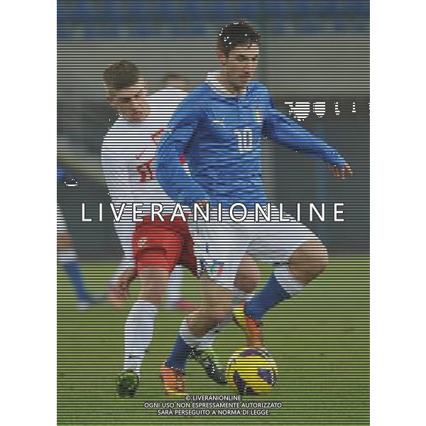 2013.03.27 TURNIEJ CZTERECH NARODOW 2013 GLIWICE MECZ POLSKA - WLOCHY U-20, POLAND -ITALY N/Z MICHAL CHRAPEK, MATTEO POLITANO FOT RAFAL RUSEK / PREESSFOCUS NEWSPIXPL --- Newspix.pl AG ALDO LIVERANI S A S ONLY ITALY *** Local Caption *** www.newspix.pl mail us: info@newspix.pl call us: 0048 022 23 22 222 --- Polish Picture Agency by Ringier Axel Springer Poland