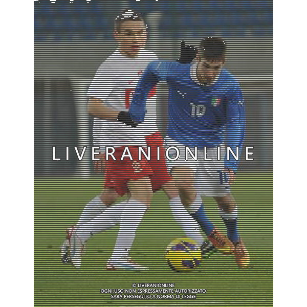 2013.03.27 TURNIEJ CZTERECH NARODOW 2013 GLIWICE MECZ POLSKA - WLOCHY U-20, POLAND -ITALY N/Z MATTEO POLITANO, SZYMON DREWNIAK FOT RAFAL RUSEK / PREESSFOCUS NEWSPIXPL --- Newspix.pl AG ALDO LIVERANI S A S ONLY ITALY *** Local Caption *** www.newspix.pl mail us: info@newspix.pl call us: 0048 022 23 22 222 --- Polish Picture Agency by Ringier Axel Springer Poland