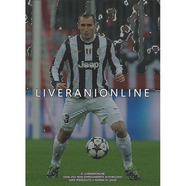 UEFA Champions League 2012/2013 Quarti di Finale Ritorno Monaco di Baviera (Germania) - 02.04.2013 Bayern Monaco-Juventus Nella Foto:chiellini /Ph.Vitez-Ag. Aldo Liverani