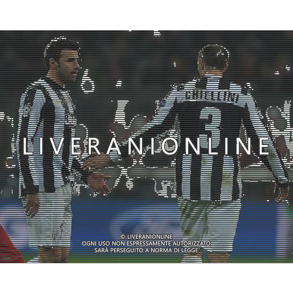 UEFA Champions League 2012/2013 Quarti di Finale Ritorno Monaco di Baviera (Germania) - 02.04.2013 Bayern Monaco-Juventus Nella Foto:delusione barzagli chiellini /Ph.Vitez-Ag. Aldo Liverani
