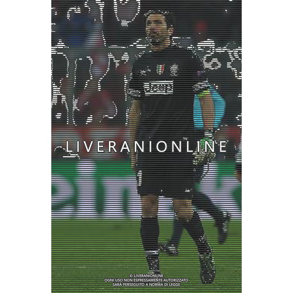UEFA Champions League 2012/2013 Quarti di Finale Ritorno Monaco di Baviera (Germania) - 02.04.2013 Bayern Monaco-Juventus Nella Foto:delusione buffon /Ph.Vitez-Ag. Aldo Liverani