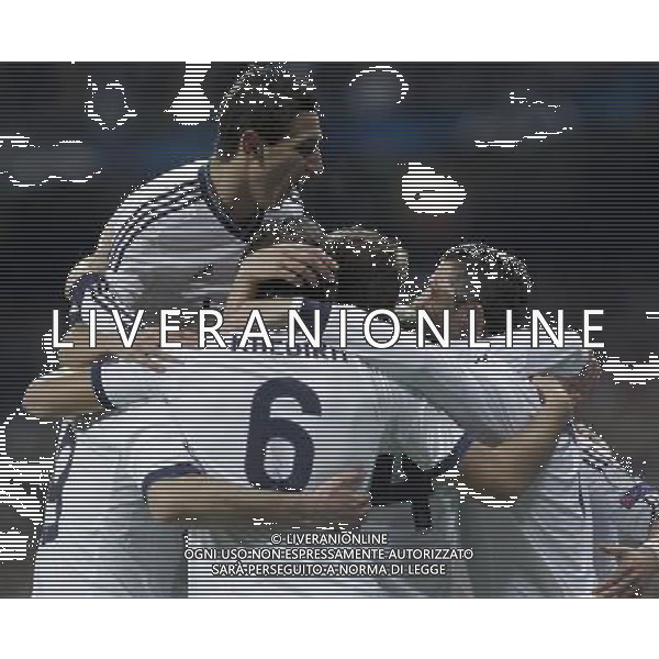 Real Madrid\'s Cristiano Ronaldo goal during quarter finals CHampions League match on March 3rd 2013. Photo: Cesar Cebolla / ALFAQUI AG ALDO LIVERANI S A S ONLY ITALY