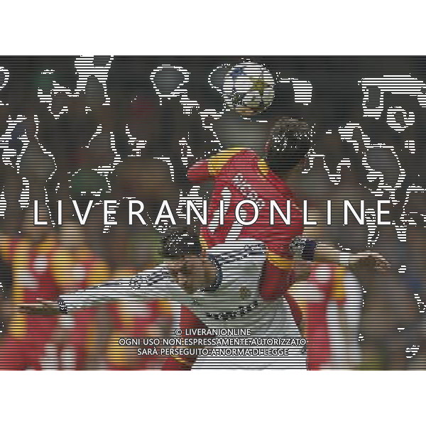 Real Madrid\'s Mesut Ozil and Galatasaray\'s Albert Riera during quarter finals CHampions League match on March 3rd 2013. Photo: Cesar Cebolla / ALFAQUI AG ALDO LIVERANI S A S ONLY ITALY