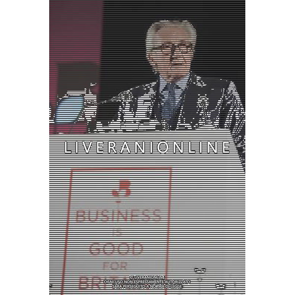Rt Hon Lord Heseltine CH, speaks at the British Chamber of Commerce conference in London. /AGENZIA ALDO LIVERANI SAS/ITALY ONLY - EDITORIAL USE ONLY