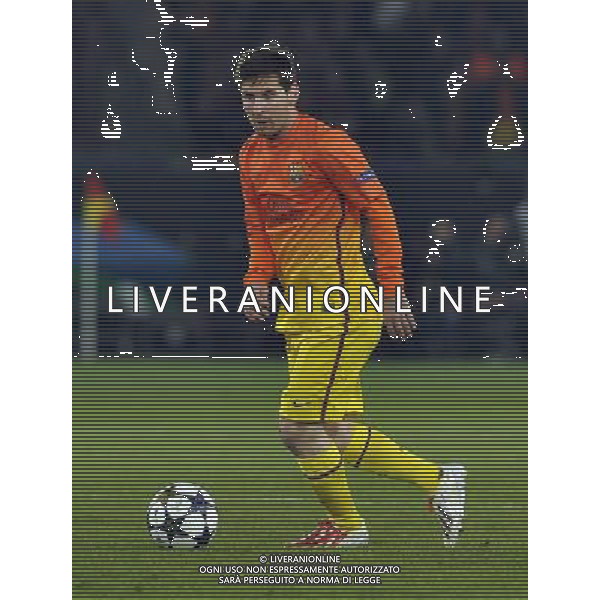 Parc des Princes, Paris St Germain v Barcelona (2-2) Champions League Quarter Final 1st Leg 02/04/2013 Lionel Messi (Barcelona) Photo: Roger Parker Fotosports International ©PHOTOSHOT/AGENZIA ALDO LIVERANI SAS - ITALY ONLY - EDITORIAL USE ONLY PSG Paris Saint Germain FC - FC Barcellona Gara di andata di UEFA Champions League quarti di finale allo stadio Parc des Princes a Parigi, Francia 2 aprile 2013