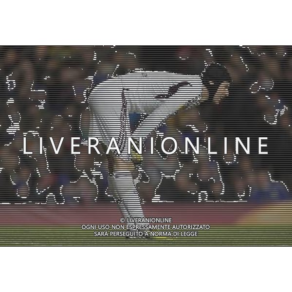 Chelsea\'s Petr Cech stretches out. Chelsea beat Rubin Kazan 3:1 Chelsea 04/04/13 Chelsea V Rubin Kazan 04/04/13 Europa League Quarter Final 1st Leg Photo: Richard Washbrooke Fotosports International ©PHOTOSHOT/AGENZIA ALDO LIVERANI SAS - ITALY ONLY - EDITORIAL USE ONLY Chelsea Vs Rubin Kazan Quarti di finale andata Europa League 04 aprile 2013