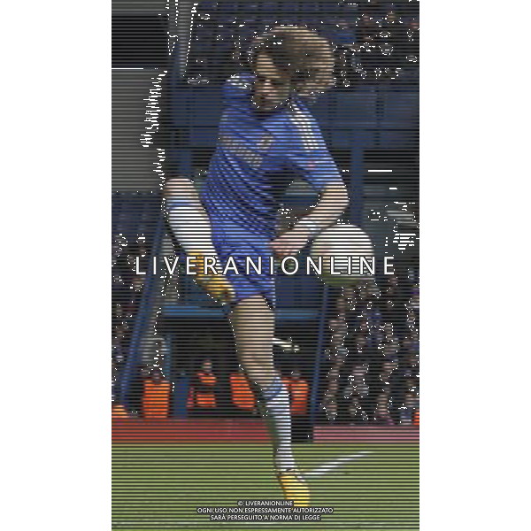 Chelsea\'s David Luiz in action during todays match. Chelsea beat Rubin Kazan 3:1 Chelsea 04/04/13 Chelsea V Rubin Kazan 04/04/13 Europa League Quarter Final 1st Leg Photo: Richard Washbrooke Fotosports International ©PHOTOSHOT/AGENZIA ALDO LIVERANI SAS - ITALY ONLY - EDITORIAL USE ONLY Chelsea Vs Rubin Kazan Quarti di finale andata Europa League 04 aprile 2013