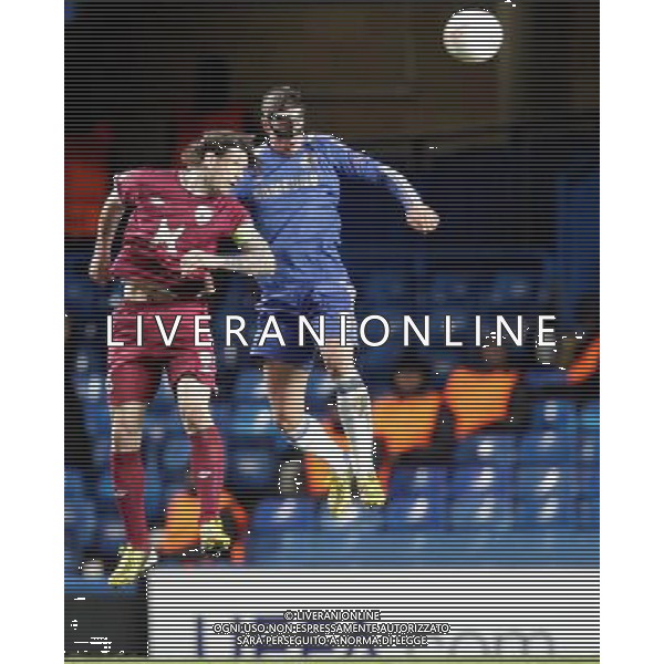 Rubin Kazan\'s Roman Sharonov battles with Chelsea\'s Fernando Torres . Chelsea beat Rubin Kazan 3:1 Chelsea 04/04/13 Chelsea V Rubin Kazan 04/04/13 Europa League Quarter Final 1st Leg Photo: Richard Washbrooke Fotosports International ©PHOTOSHOT/AGENZIA ALDO LIVERANI SAS - ITALY ONLY - EDITORIAL USE ONLY Chelsea Vs Rubin Kazan Quarti di finale andata Europa League 04 aprile 2013