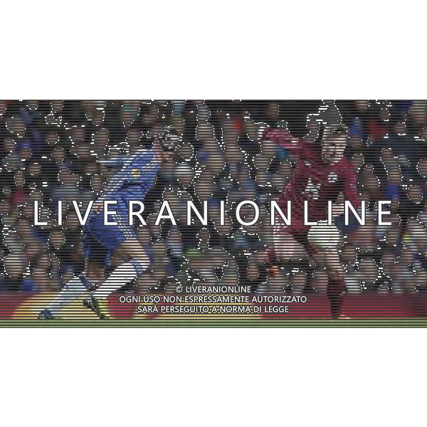 Rubin Kazan\'s Vitali Kaleshin and Chelsea\'s Fernando Torres chase the ball. Chelsea beat Rubin Kazan 3:1 Chelsea 04/04/13 Chelsea V Rubin Kazan 04/04/13 Europa League Quarter Final 1st Leg Photo: Richard Washbrooke Fotosports International ©PHOTOSHOT/AGENZIA ALDO LIVERANI SAS - ITALY ONLY - EDITORIAL USE ONLY Chelsea Vs Rubin Kazan Quarti di finale andata Europa League 04 aprile 2013