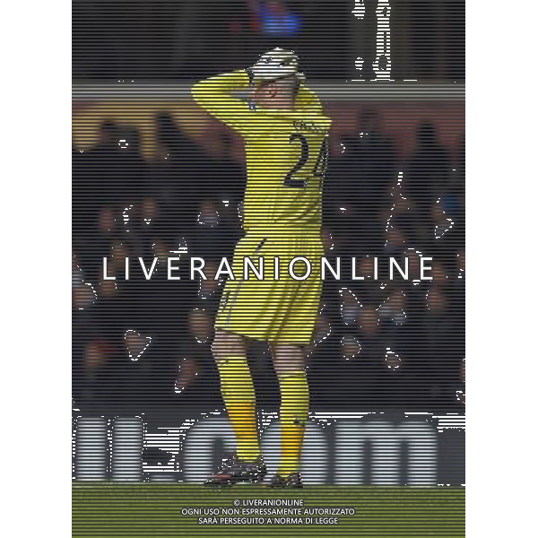 A Dejected Brad Friedel after 2nd goal Tottenham Hotspur 2012/13 Tottenham Hotspur V FC Basel 04/04/13 UEFA Europa League Photo: Robin Parker Fotosports International ©PHOTOSHOT/AGENZIA ALDO LIVERANI SAS - ITALY ONLY - EDITORIAL USE ONLY Tottenham Hotspur Vs FC Basilea Quarti di finale andata UEFA Europa League 04 aprile 2013