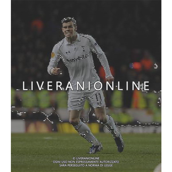 Gareth Bale Tottenham Hotspur 2012/13 Tottenham Hotspur V FC Basel (2-2) 04/04/13 UEFA Europa League Photo: Robin Parker Fotosports International ©PHOTOSHOT/AGENZIA ALDO LIVERANI SAS - ITALY ONLY - EDITORIAL USE ONLY Tottenham Hotspur Vs FC Basilea Quarti di finale andata UEFA Europa League 04 aprile 2013