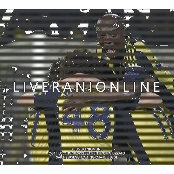 UEFA Europa League Quarterfinal match between Fenerbahce and Lazio at Sukru Saracoglu Stadium in Istanbul on April 4, 2013 Match scored: Fenerbahce 2 - Lazio 0 Pictured: Pierre Webo of Fenerbahce. PILKA NOZNA LIGA EUROPY SEZON 2012/2013 FOT.SESKIM PHOTO/NEWSPIX.PL TURKEY, GERMANY, AUSTRIA AND UK OUT !!! --- Newspix.pl AG ALDO LIVERANI S A S ONLY ITALY *** Local Caption *** www.newspix.pl mail us: info@newspix.pl call us: 0048 022 23 22 222 --- Polish Picture Agency by Ringier Axel Springer Poland
