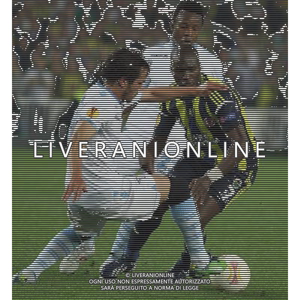 UEFA Europa League Quarterfinal match between Fenerbahce and Lazio at Sukru Saracoglu Stadium in Istanbul on April 4, 2013 Match scored: Fenerbahce 2 - Lazio 0 Pictured: Moussa Sow of Fenerbahce. PILKA NOZNA LIGA EUROPY SEZON 2012/2013 FOT.SESKIM PHOTO/NEWSPIX.PL TURKEY, GERMANY, AUSTRIA AND UK OUT !!! --- Newspix.pl AG ALDO LIVERANI S A S ONLY ITALY *** Local Caption *** www.newspix.pl mail us: info@newspix.pl call us: 0048 022 23 22 222 --- Polish Picture Agency by Ringier Axel Springer Poland