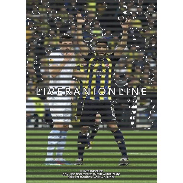 UEFA Europa League Quarterfinal match between Fenerbahce and Lazio at Sukru Saracoglu Stadium in Istanbul on April 4, 2013 Pictured: Egemen Korkmaz of Fenerbahce. PILKA NOZNA LIGA EUROPY SEZON 2012/2013 FOT.SESKIM PHOTO/NEWSPIX.PL TURKEY, GERMANY, AUSTRIA AND UK OUT !!! --- Newspix.pl AG ALDO LIVERANI S A S ONLY ITALY *** Local Caption *** www.newspix.pl mail us: info@newspix.pl call us: 0048 022 23 22 222 --- Polish Picture Agency by Ringier Axel Springer Poland