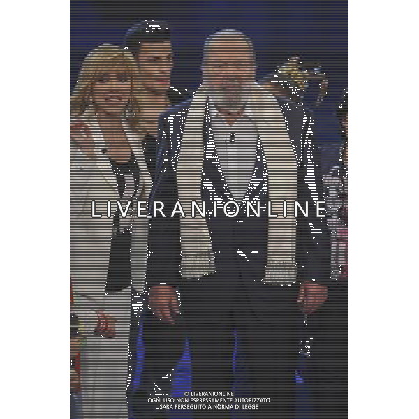 Roma - 06/04/2013 - Auditorium Rai - Trasmissione di Rai 1 \' Altrimetni ci Arrabbiamo \' condotta da Milly Carlucci - nella foto: Milly Carlucci e Bud Spencer Â© Fabrizio Corradetti - Ag. Aldo Liverani sas