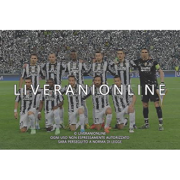 UEFA Champions League - Quarti di finale gara di ritorno Torino 10-04-2013 Juventus - Bayern Monaco nella foto formazione Juventus foto Roberto Garavaglia - ag. Aldo Liverani