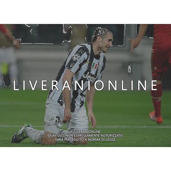 UEFA Champions League 2012/2013 Quarti di Finale Ritorno Torino - 10.04.2013 Juventus-Bayern Monaco Nella Foto:delusione chiellini /Ph.Vitez-Ag. Aldo Liverani