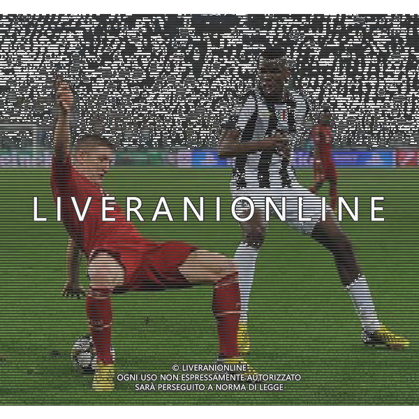 UEFA Champions League 2012/2013 Quarti di Finale Ritorno Torino - 10.04.2013 Juventus-Bayern Monaco Nella Foto:schweinsteiger-pogba /Ph.Vitez-Ag. Aldo Liverani