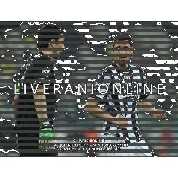 UEFA Champions League 2012/2013 Quarti di Finale Ritorno Torino - 10.04.2013 Juventus-Bayern Monaco Nella Foto:delusione bonucci e buffon /Ph.Vitez-Ag. Aldo Liverani