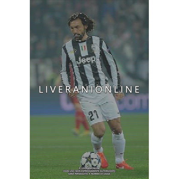 UEFA Champions League - Quarti di finale gara di ritorno Torino 10-04-2013 Juventus - Bayern Monaco nella foto Andrea Pirlo (Juventus) foto Roberto Garavaglia - ag. Aldo Liverani