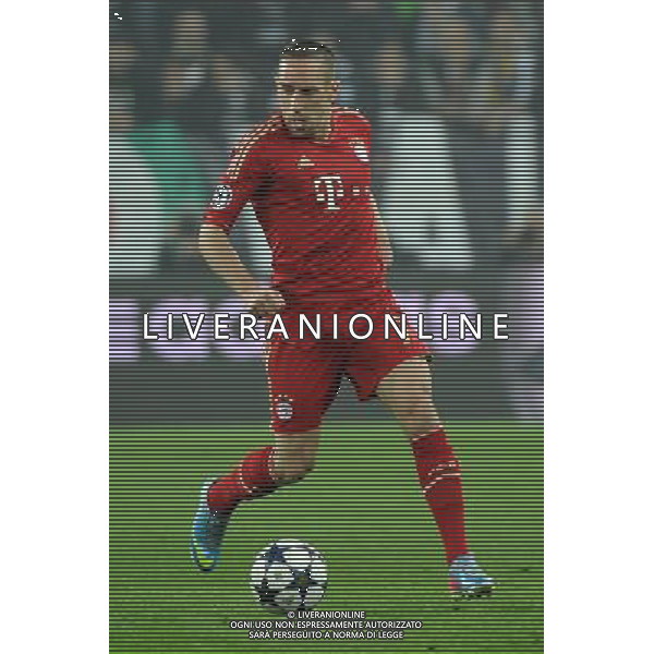 UEFA Champions League - Quarti di finale gara di ritorno Torino 10-04-2013 Juventus - Bayern Monaco nella foto Franck Ribery (Bayern Monaco) foto Roberto Garavaglia - ag. Aldo Liverani