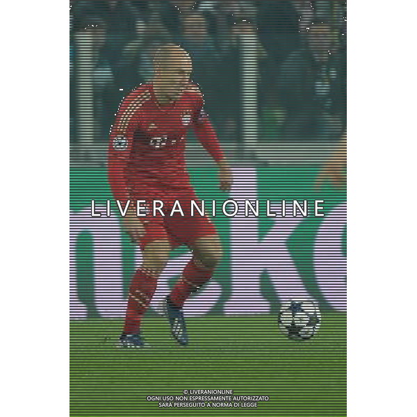 UEFA Champions League - Quarti di finale gara di ritorno Torino 10-04-2013 Juventus - Bayern Monaco nella foto Arjen Robben (Bayern Monaco) foto Roberto Garavaglia - ag. Aldo Liverani
