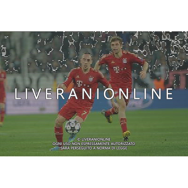 UEFA Champions League - Quarti di finale gara di ritorno Torino 10-04-2013 Juventus - Bayern Monaco nella foto Franck Ribery (Bayern Monaco) e sulla DX Thomas Muller (Bayern Monaco) foto Roberto Garavaglia - ag. Aldo Liverani