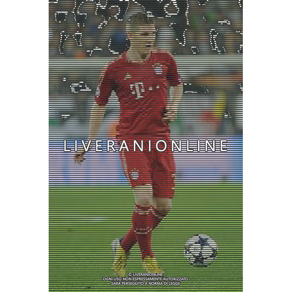 UEFA Champions League - Quarti di finale gara di ritorno Torino 10-04-2013 Juventus - Bayern Monaco nella foto Bastian Schweinsteiger (Bayern Monaco) foto Roberto Garavaglia - ag. Aldo Liverani