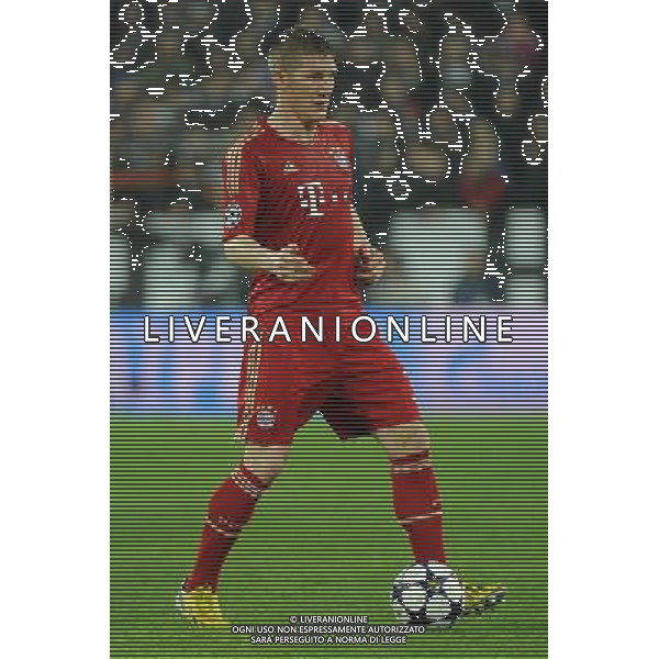 UEFA Champions League - Quarti di finale gara di ritorno Torino 10-04-2013 Juventus - Bayern Monaco nella foto Bastian Schweinsteiger (Bayern Monaco) foto Roberto Garavaglia - ag. Aldo Liverani